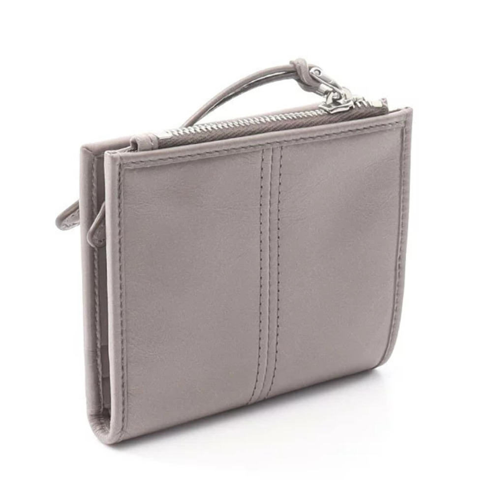 Prada Wallet Bi fold LUX SOFT Leather Gray
